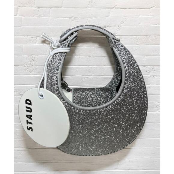 NWT STAUD Micro Diamond Moon Bag - Picture 4 of 7